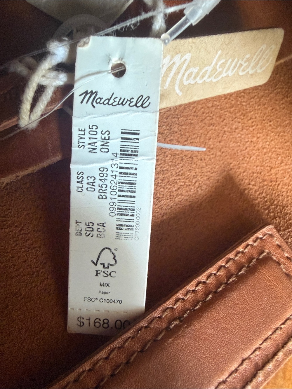 NWT Madewell The Sydney Shoulder Bag - Picture 6 of 6